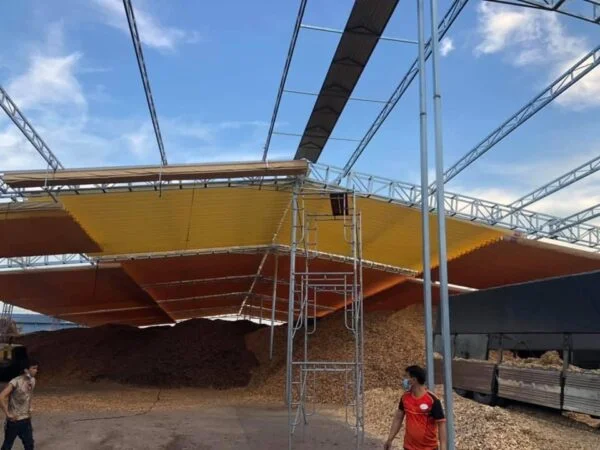 Mái xếp công trình