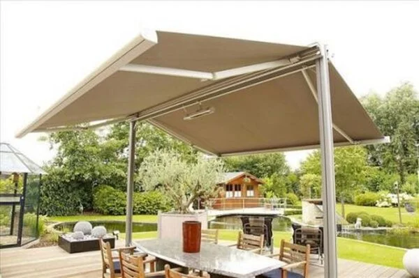 Mái hiên chữ A che nắng