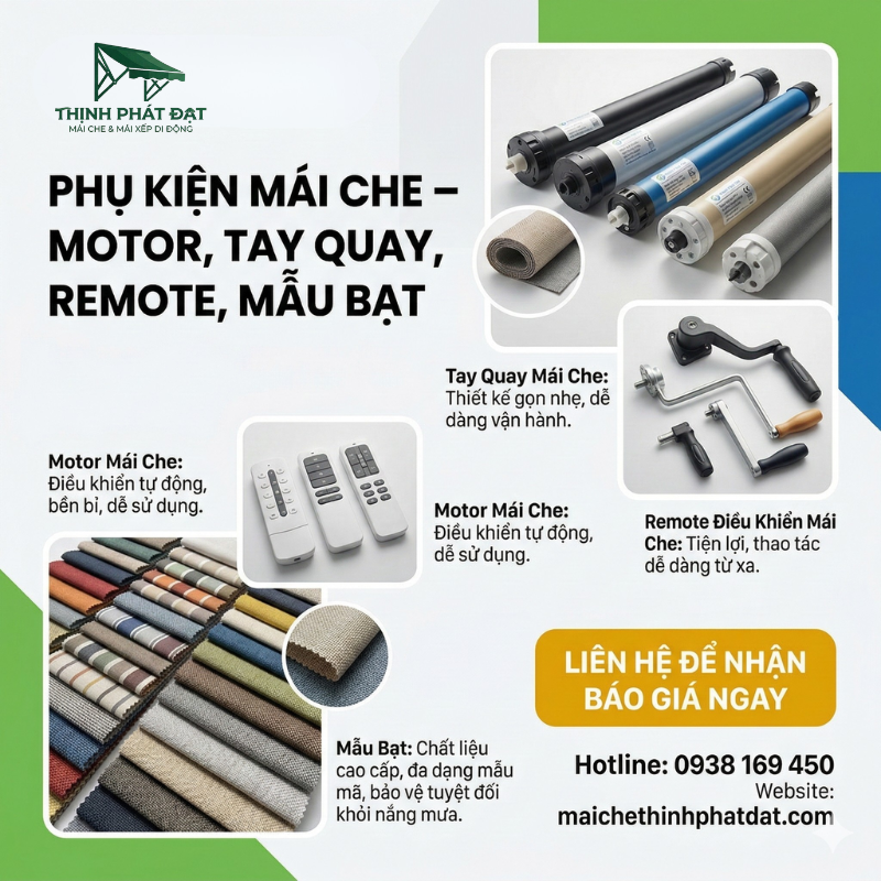 Phụ kiện mái che